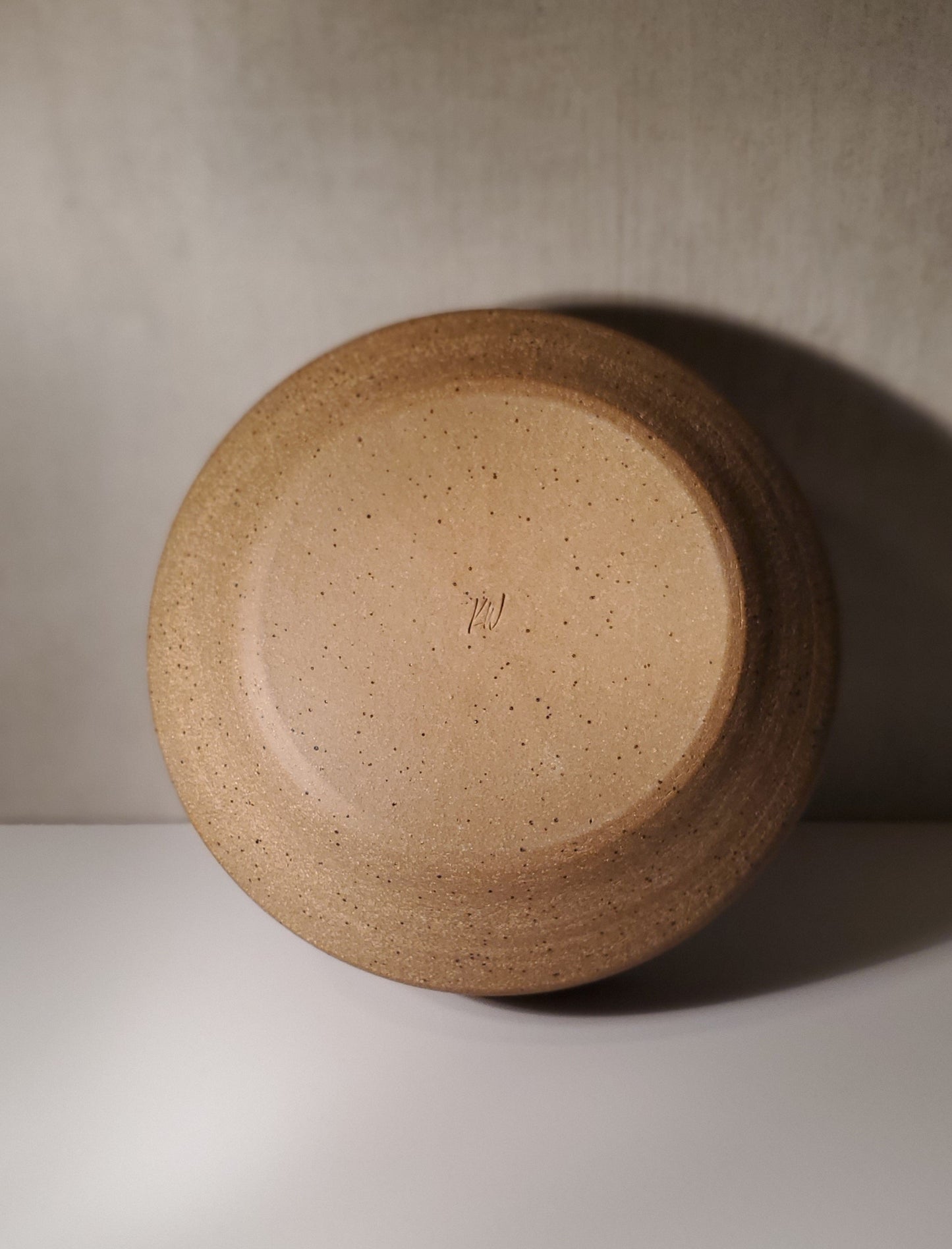 Front Range Modern Statement Bowl - White Speckle