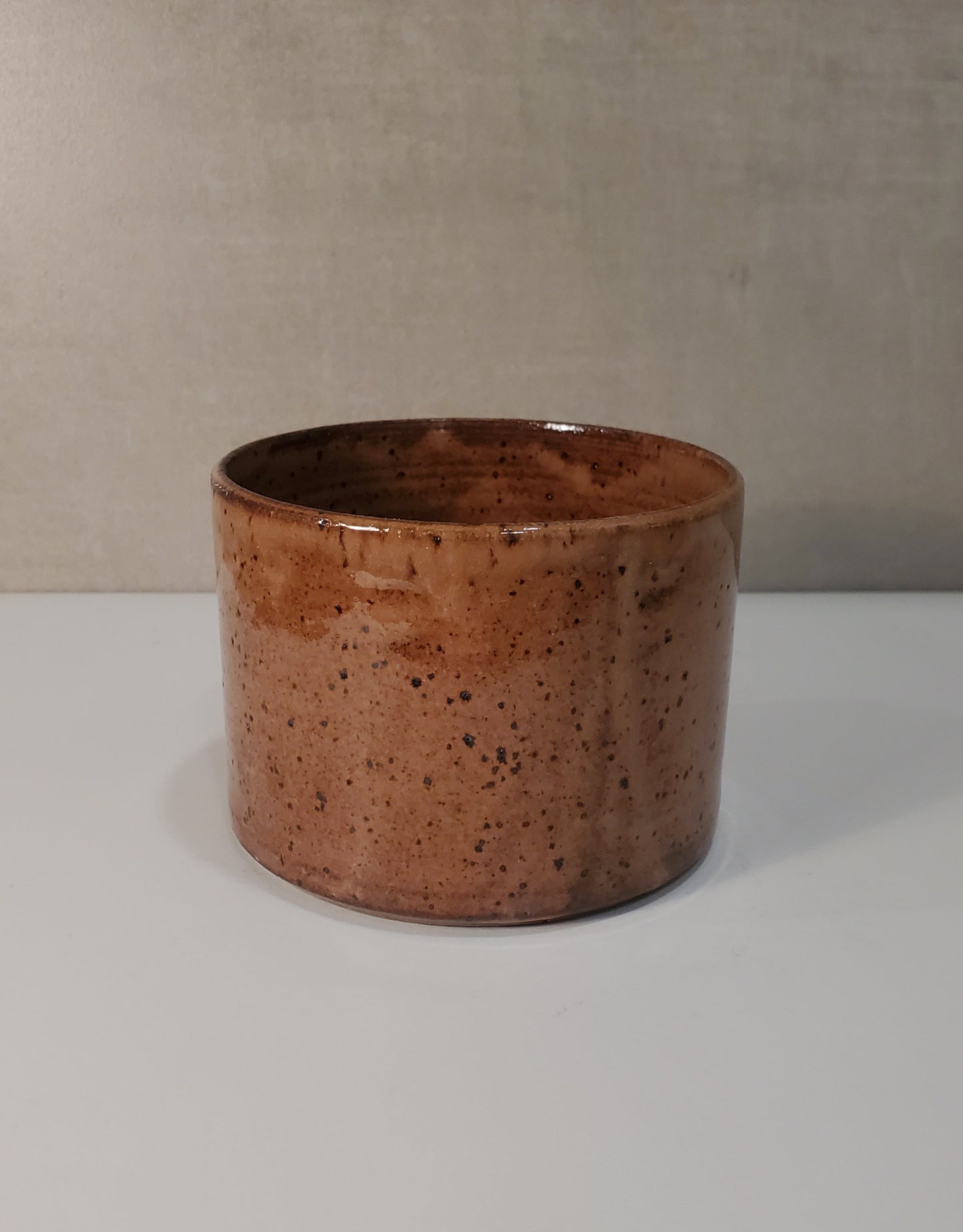 Modern Cortado Cup / Cappuccino Mug - Speckled Sunset Glaze