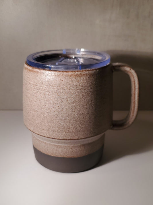 Sideline Travel Mug (Red Rocks Glaze) - Colorado Pottery