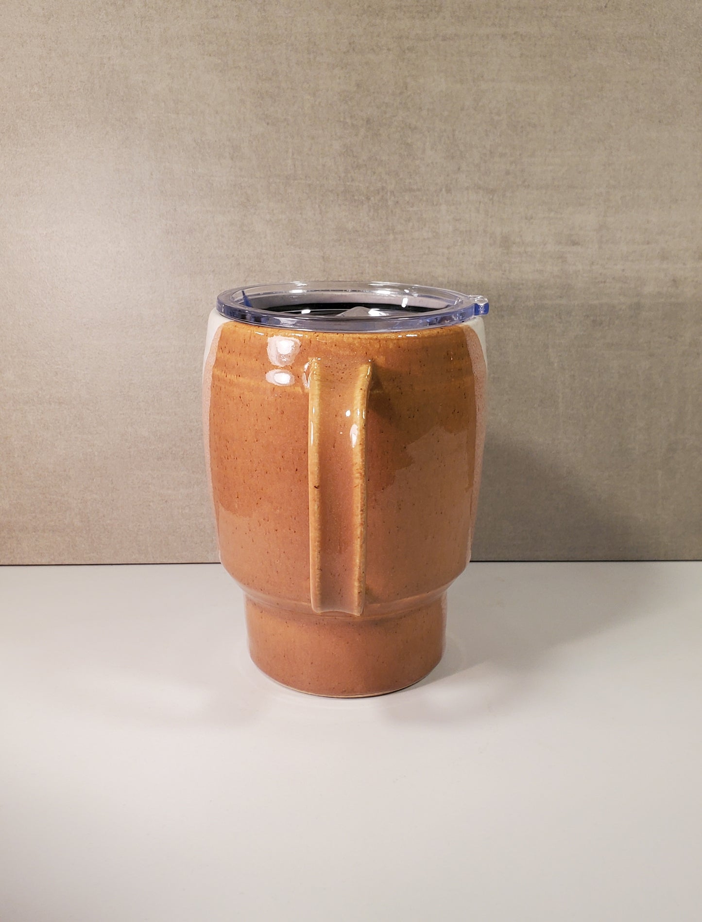 Sideline Travel Mug (Sunset + White Glaze) - Ceramic To Go Mug