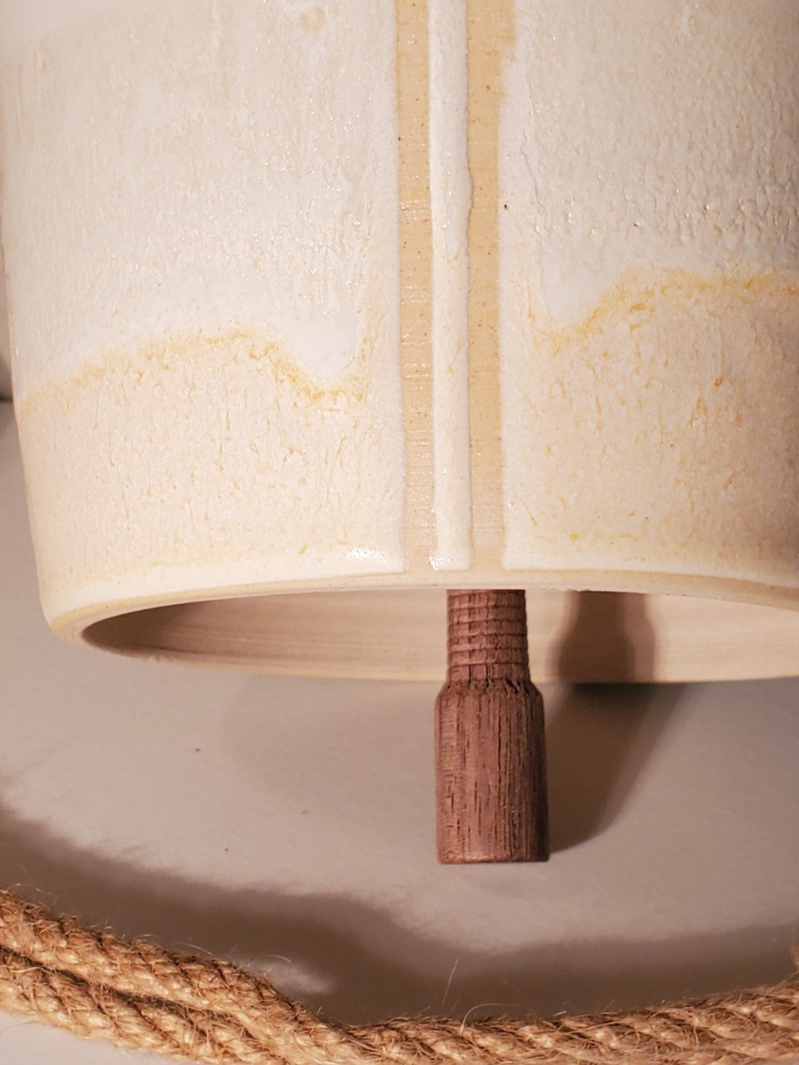 Modern Ceramic Bell - Wheel Thrown // Palisade Glaze