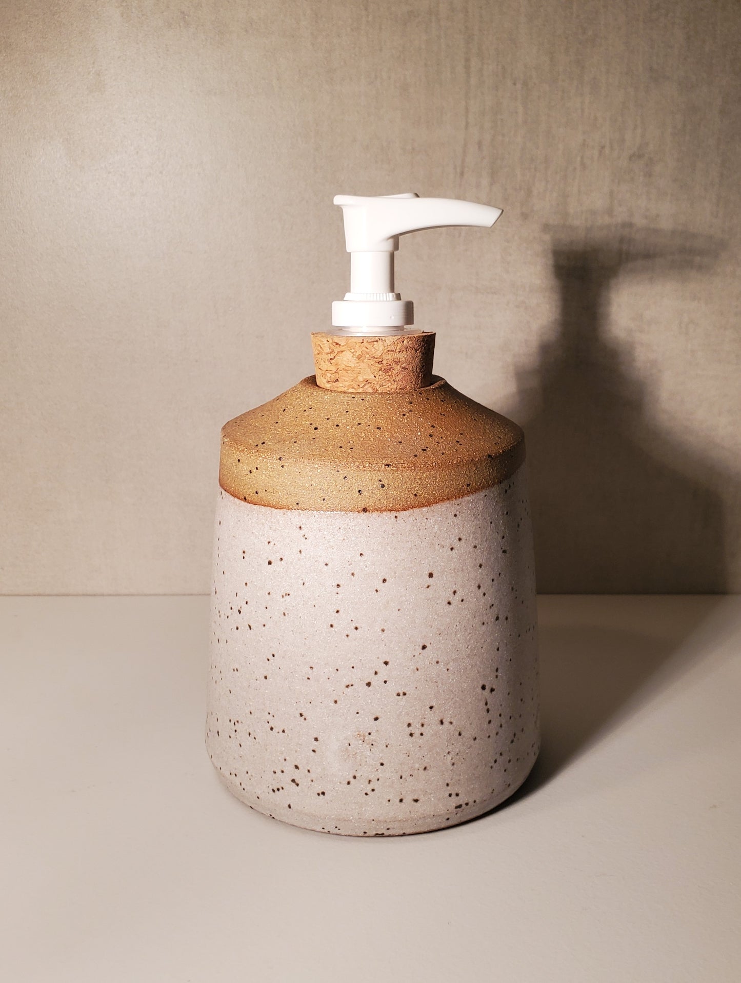 Ceramic Soap Dispenser - Front Range Modern Speckle Glaze (Matte)