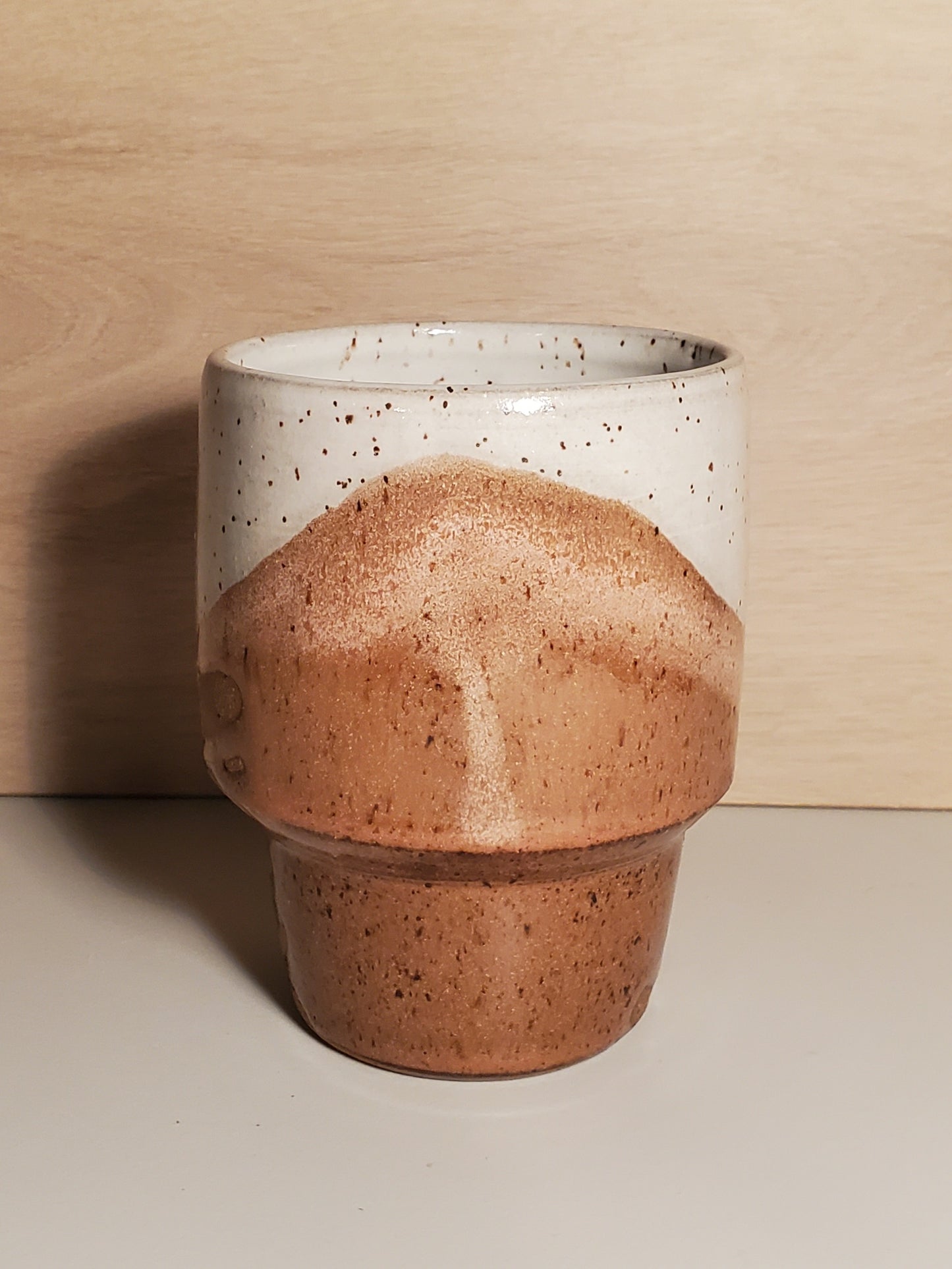 Tall Modern Ceramic Tumbler - Great Sand Dune Glaze Collection // Colorado Pottery