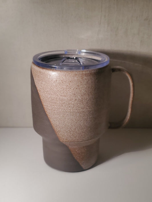 Sideline Travel Mug (Red Rocks Glaze) - Colorado Pottery