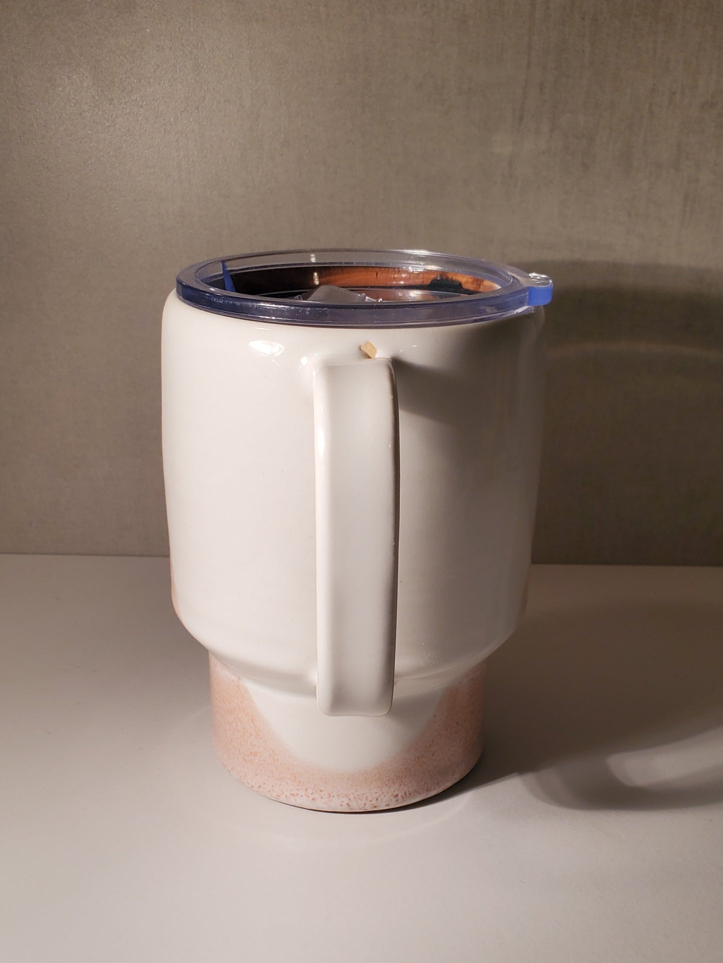 Sideline Travel Mug (Sunset + White Glaze) - Ceramic To Go Mug