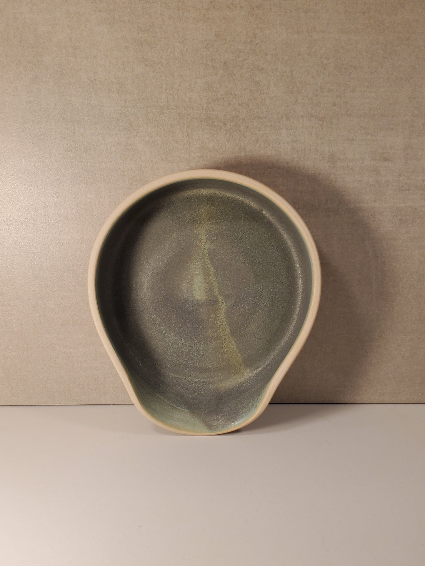 Ceramic Spoon Rest - Alpine Tundra Glaze