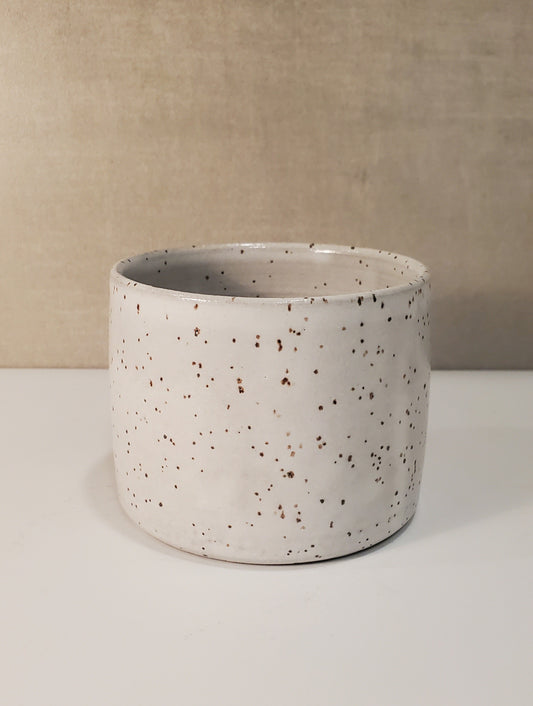 Ceramic Cortado Cup / Modern Cappuccino Mug - Front Range Modern Speckle Glaze