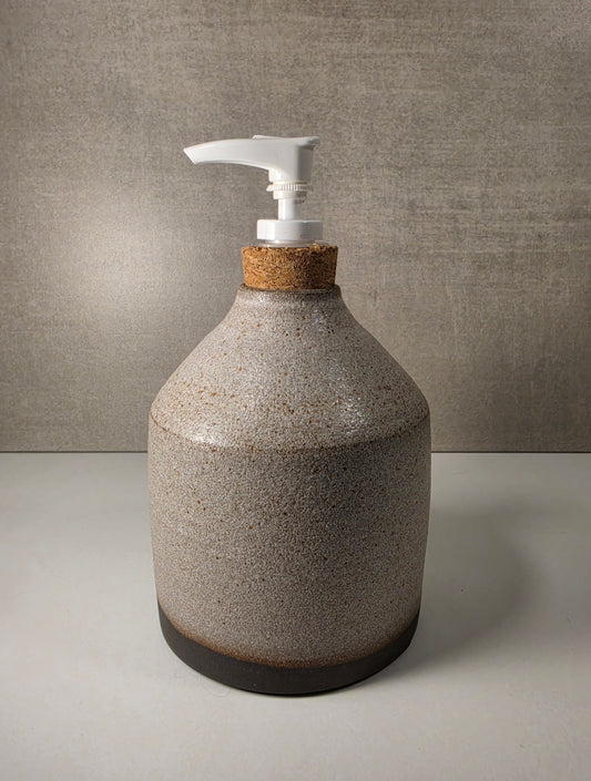 Red Rocks Ceramic Soap Dispenser (Modern) - Colorado Pottery
