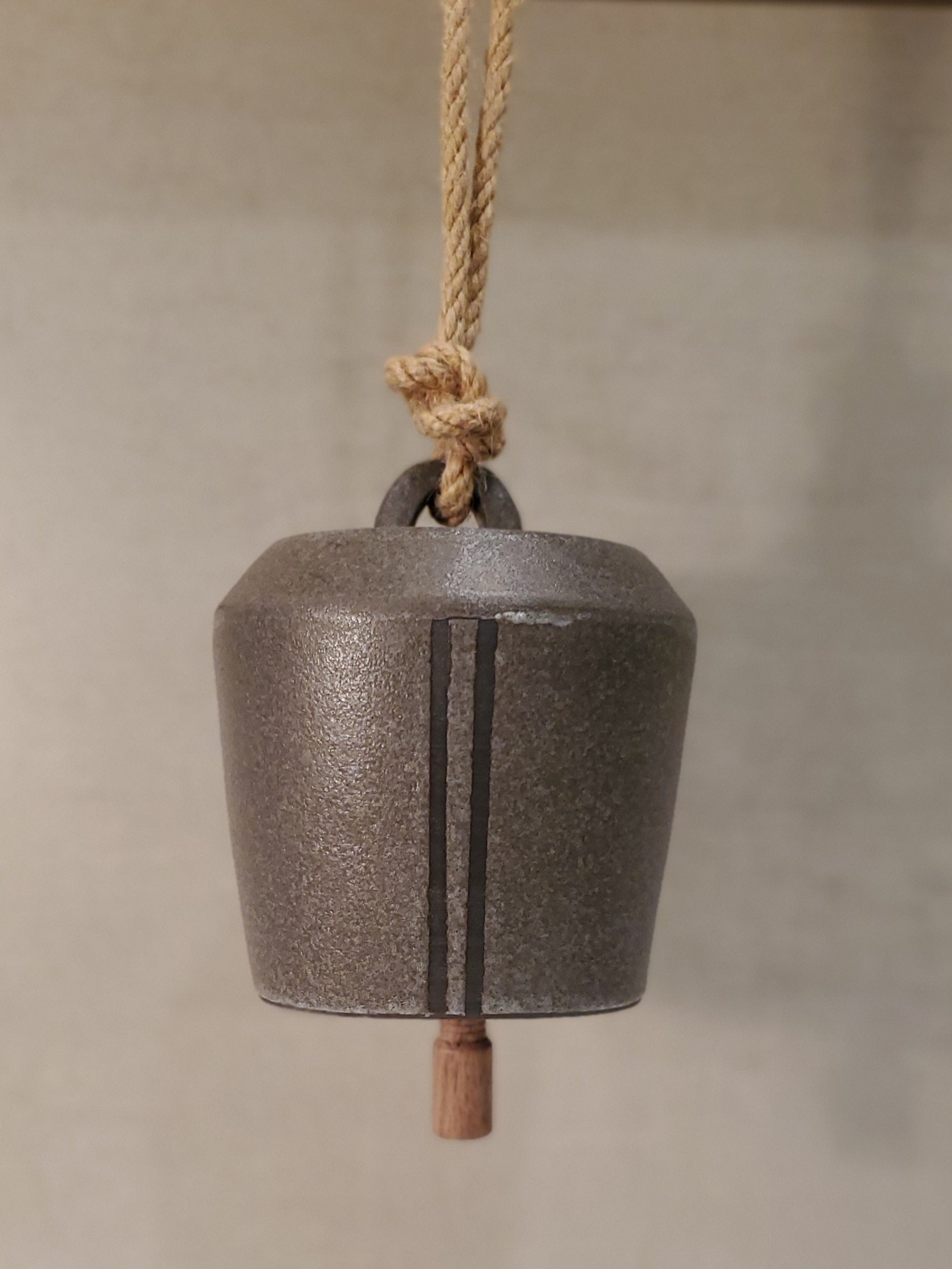 Ceramic Bells - Modern, Wheel Thown Ceramic Bell (Hanging) – Saved By ...