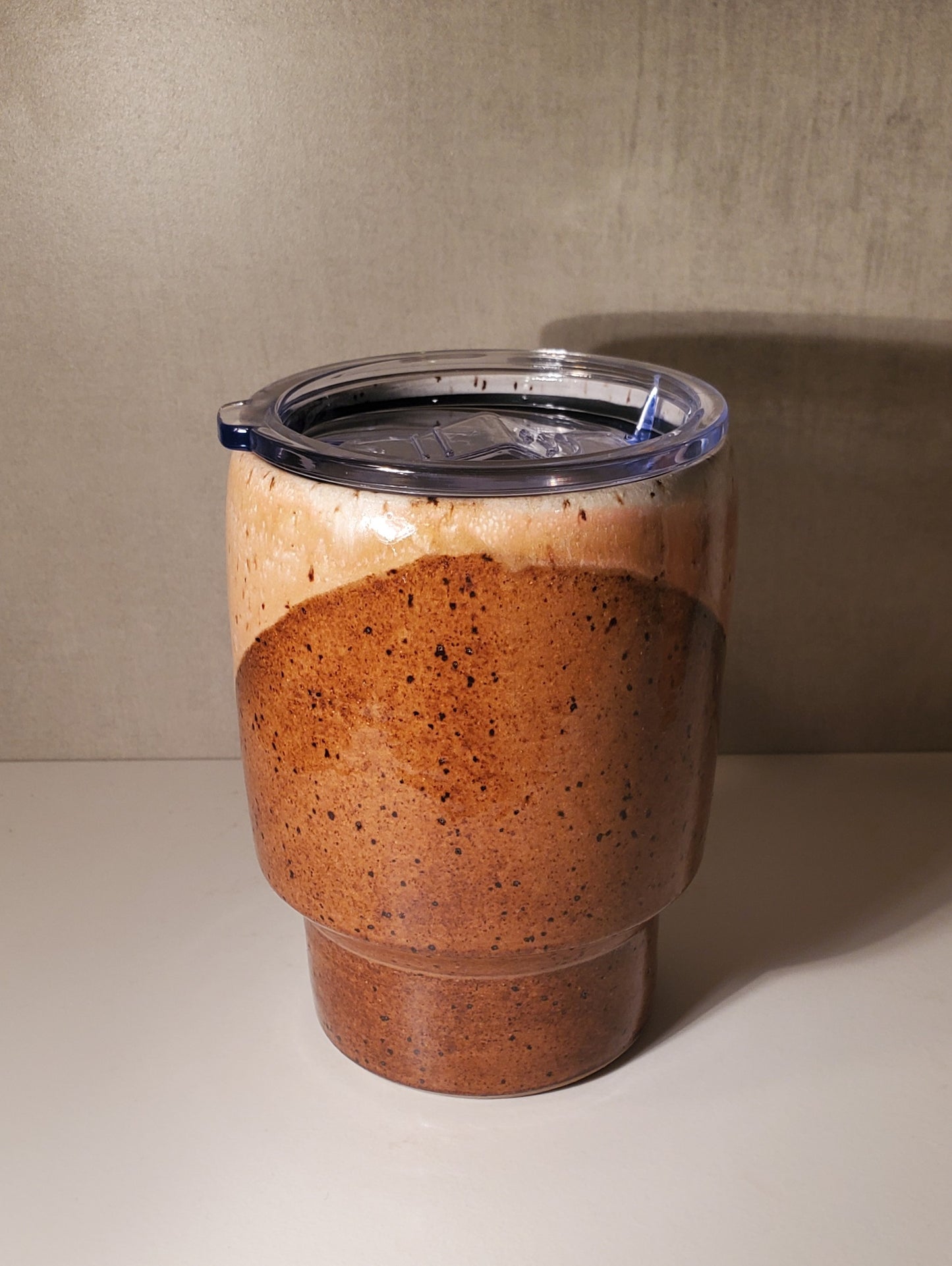 Sideline Travel Mug (Sunset + White Glaze) - Colorado Pottery