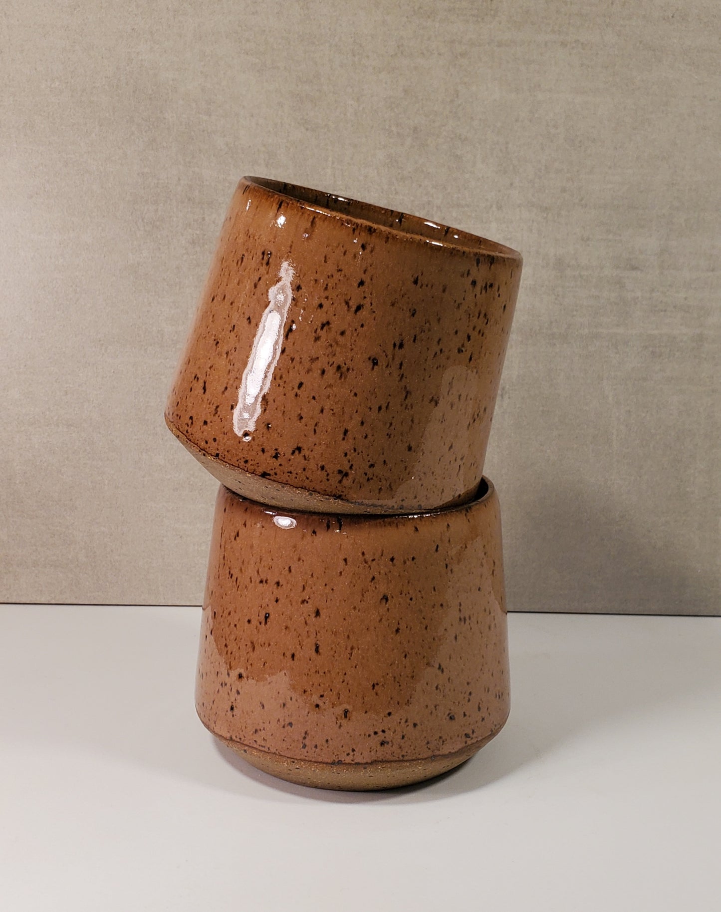 Ceramic Cocktail Tumbler - Sunset Glaze // Colorado Pottery