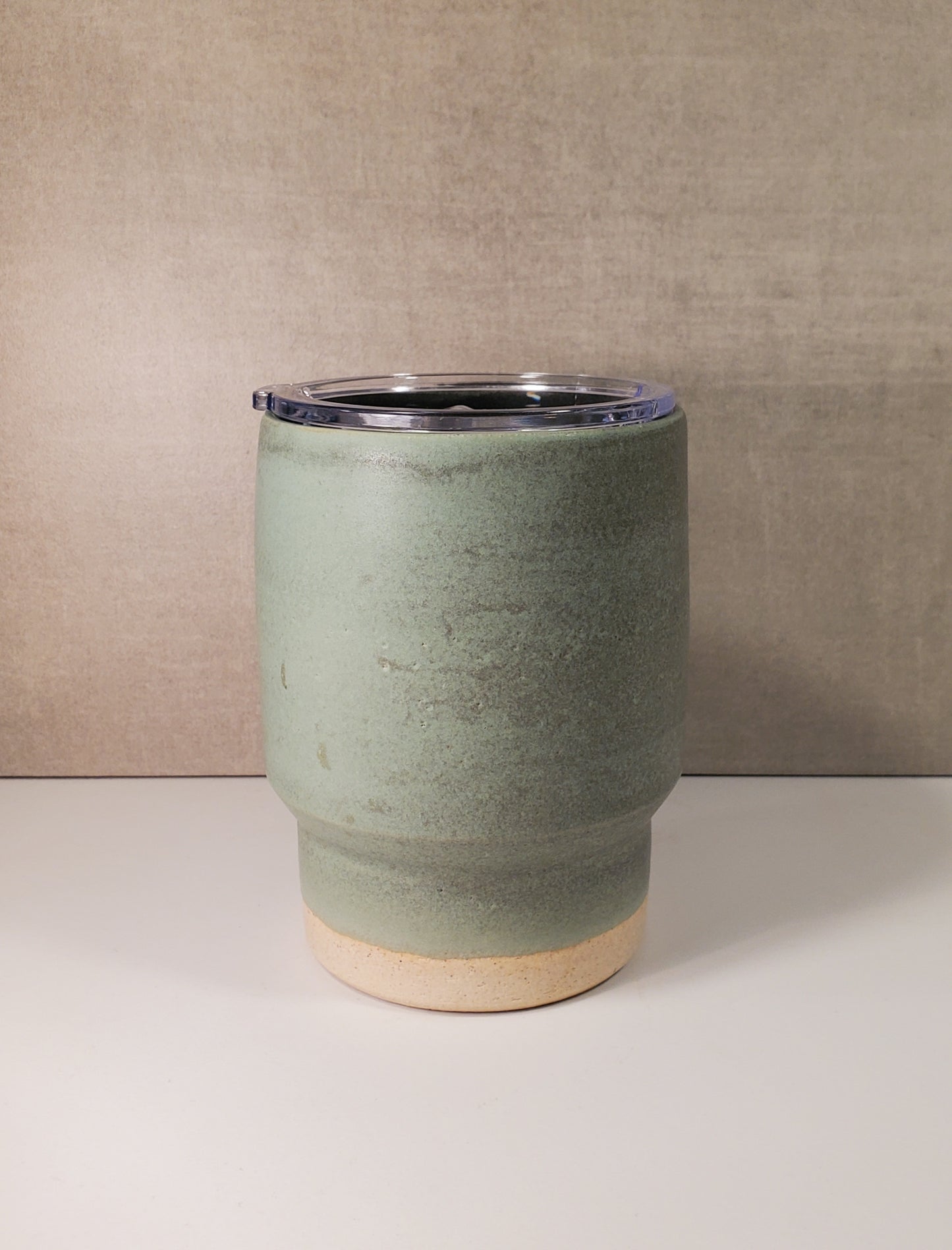 No Handle Reusable Ceramic Travel Mug (Alpine Tundra Glaze) - Colorado Pottery