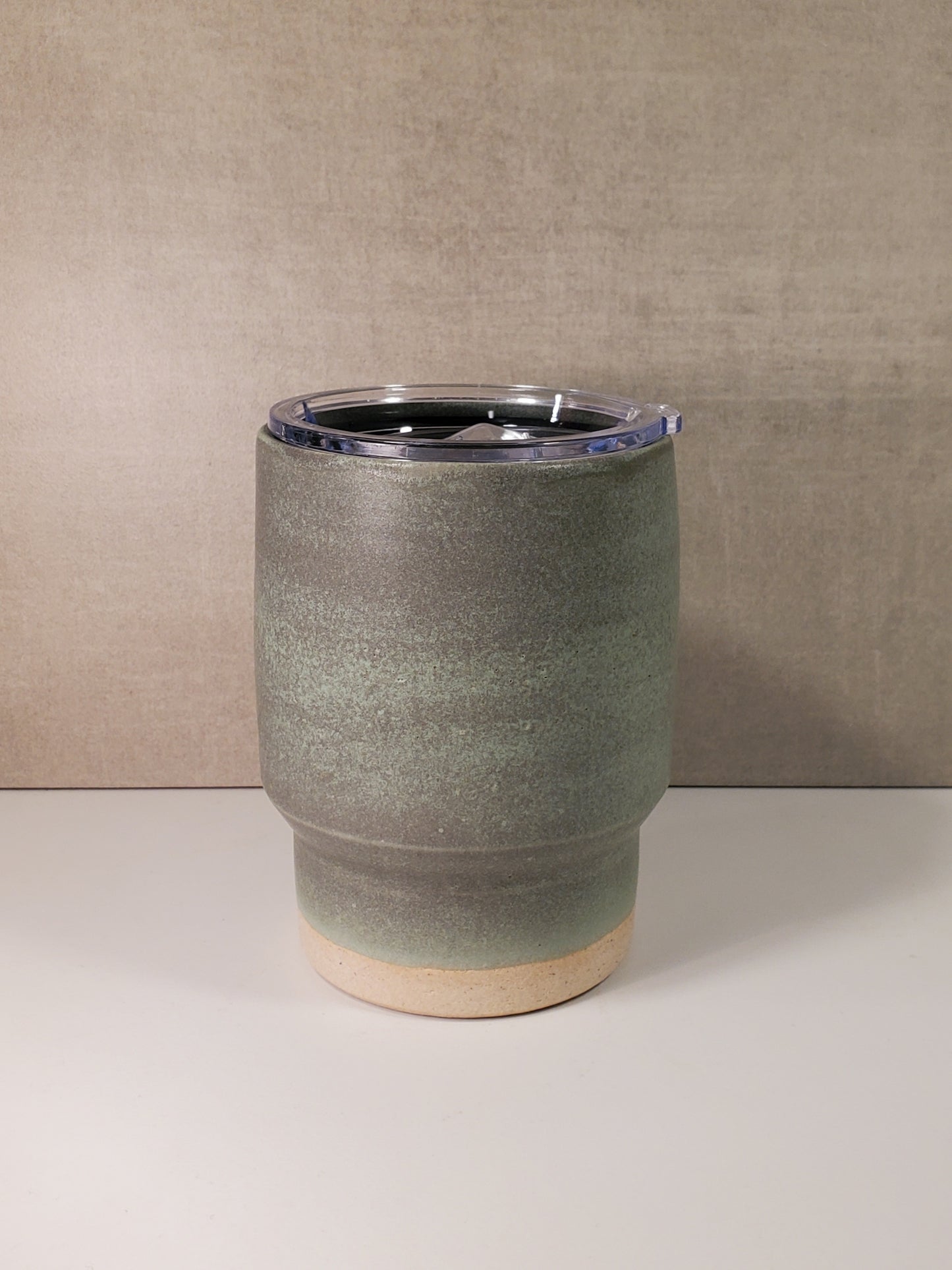 No Handle Reusable Ceramic Travel Mug (Alpine Tundra Glaze) - Colorado Pottery